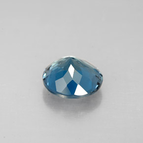 Topaze bleue naturelle coupe roude, 2,39 ct, VS