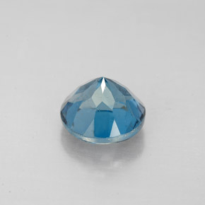 Topaze bleue naturelle coupe roude, 2,57 ct, VS-SI