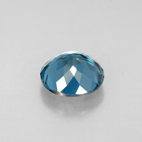 Topaze bleue naturelle coupe roude, 2,32 ct, VS