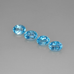 Achetez naturel ct bleue topaze gems, coupe ovale, en provenance brésil chez gemselect. en stock, livraison internationale!