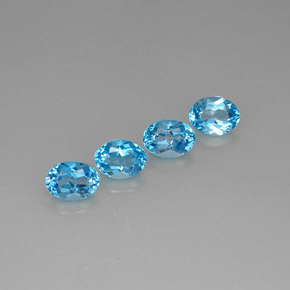 Achetez naturel ct bleue topaze gems, coupe ovale, en provenance brésil chez gemselect. en stock, livraison internationale!