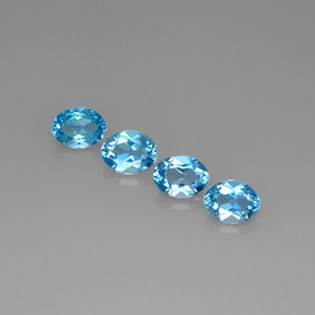 Achetez naturel ct bleue topaze gems, coupe ovale, en provenance brésil chez gemselect. en stock, livraison internationale!
