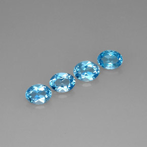 Achetez naturel ct bleue topaze gems, coupe ovale, en provenance brésil chez gemselect. en stock, livraison internationale!