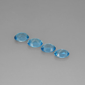 Achetez naturel ct bleue topaze gems, coupe ovale, en provenance brésil chez gemselect. en stock, livraison internationale!