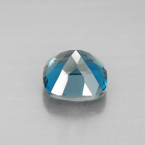 Topaze bleue naturelle coupe coussin, 2,00 ct, VVS-VS