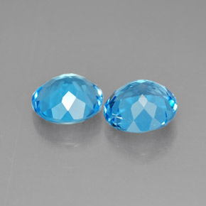Achetez naturel ct bleue topaze gems, coupe roude, en provenance brésil chez gemselect. en stock, livraison internationale!
