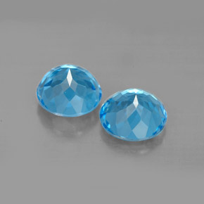 Achetez naturel ct bleue topaze gems, coupe roude, en provenance brésil chez gemselect. en stock, livraison internationale!