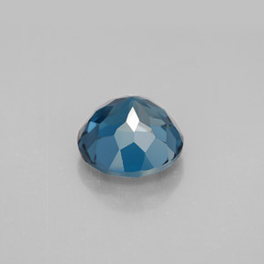 Topaze bleue naturelle coupe roude, 3,62 ct, VVS-VS
