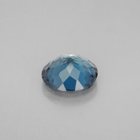 Topaze bleue naturelle coupe roude, 2,92 ct, VVS-VS