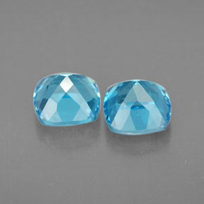 Achetez naturel ct bleue topaze gems, coupe coussin, en provenance brésil chez gemselect. en stock, livraison internationale!