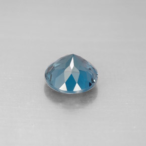 Topaze bleue naturelle coupe roude, 2,13 ct, VVS-VS