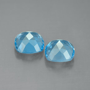 Achetez naturel ct bleue topaze gems, coupe coussin, en provenance brésil chez gemselect. en stock, livraison internationale!