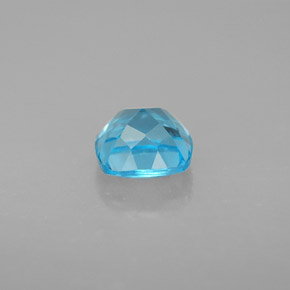 Topaze bleue naturelle coupe coussin, 2,06 ct, VVS-VS