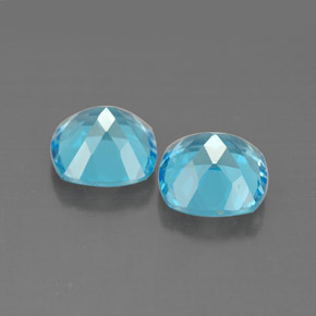 Achetez naturel ct bleue topaze gems, coupe coussin, en provenance brésil chez gemselect. en stock, livraison internationale!