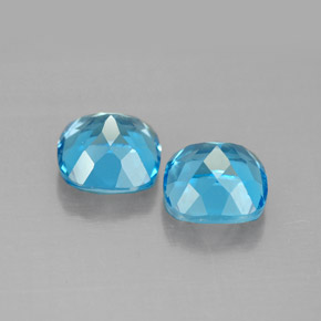 Achetez naturel ct bleue topaze gems, coupe coussin, en provenance brésil chez gemselect. en stock, livraison internationale!