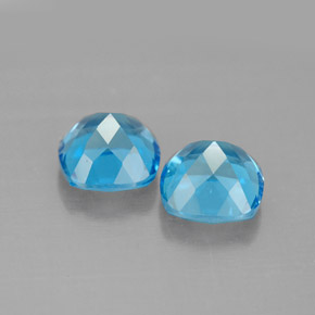 Achetez naturel ct bleue topaze gems, coupe coussin, en provenance brésil chez gemselect. en stock, livraison internationale!