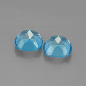 Achetez naturel ct bleue topaze gems, coupe coussin, en provenance brésil chez gemselect. en stock, livraison internationale!