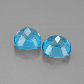 Achetez naturel ct bleue topaze gems, coupe coussin, en provenance brésil chez gemselect. en stock, livraison internationale!
