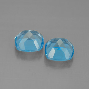 Achetez naturel ct bleue topaze gems, coupe coussin, en provenance brésil chez gemselect. en stock, livraison internationale!