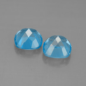 Achetez naturel ct bleue topaze gems, coupe coussin, en provenance brésil chez gemselect. en stock, livraison internationale!