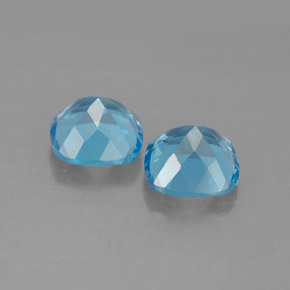Achetez naturel ct bleue topaze gems, coupe coussin, en provenance brésil chez gemselect. en stock, livraison internationale!