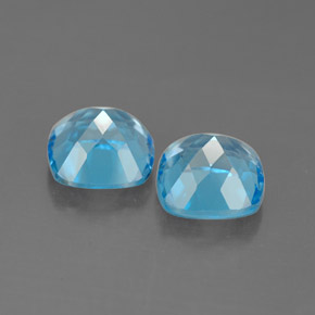 Achetez naturel ct bleue topaze gems, coupe coussin, en provenance brésil chez gemselect. en stock, livraison internationale!