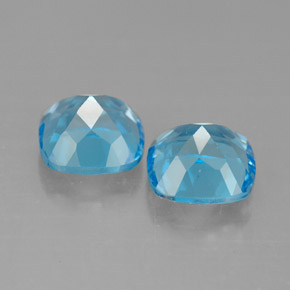 Achetez naturel ct bleue topaze gems, coupe coussin, en provenance brésil chez gemselect. en stock, livraison internationale!