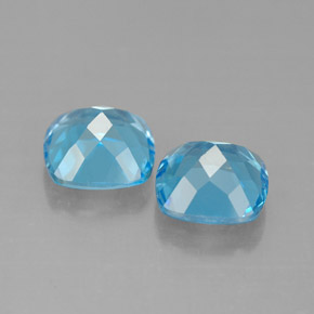 Achetez naturel ct bleue topaze gems, coupe coussin, en provenance brésil chez gemselect. en stock, livraison internationale!