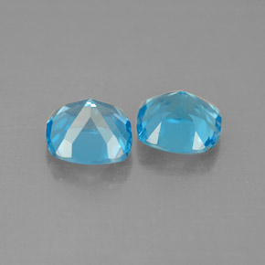 Achetez naturel ct bleue topaze gems, coupe coussin, en provenance brésil chez gemselect. en stock, livraison internationale!