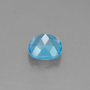 Topaze bleue naturelle coupe coussin, 1,93 ct, VVS-VS