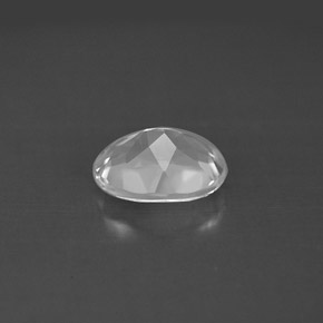 Topaze blanc naturelle coupe ovale, 1,55 ct, VS