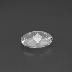 Topaze blanc naturelle coupe ovale, 1,44 ct, VS