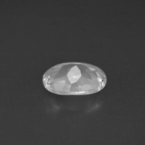 Topaze blanc naturelle coupe ovale, 1,43 ct, VS