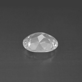 Topaze blanc naturelle coupe ovale, 1,60 ct, VVS-VS