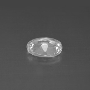 Topaze blanc naturelle coupe ovale, 1,21 ct, VVS-VS