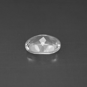 Topaze blanc naturelle coupe ovale, 1,48 ct, VVS-VS