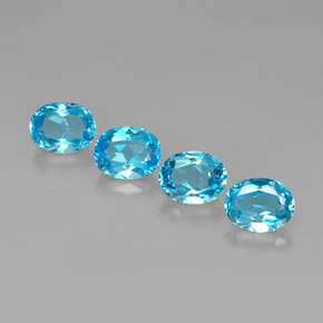 Achetez naturel ct bleue topaze gems, coupe ovale, en provenance brésil chez gemselect. en stock, livraison internationale!