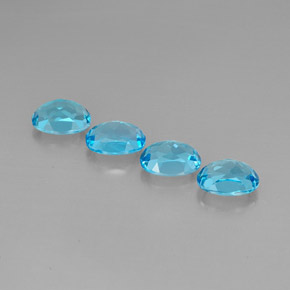 Achetez naturel ct bleue topaze gems, coupe ovale, en provenance brésil chez gemselect. en stock, livraison internationale!