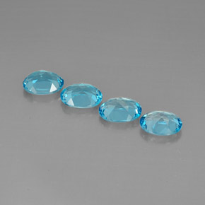 Achetez naturel ct bleue topaze gems, coupe ovale, en provenance brésil chez gemselect. en stock, livraison internationale!