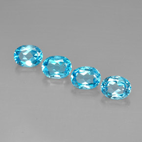 Achetez naturel 10,39ct bleue topaze gems, coupe ovale, en provenance brésil chez gemselect. en stock, livraison internationale!