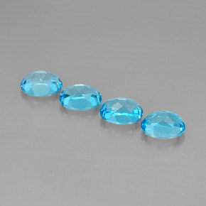 Achetez naturel 10,39ct bleue topaze gems, coupe ovale, en provenance brésil chez gemselect. en stock, livraison internationale!