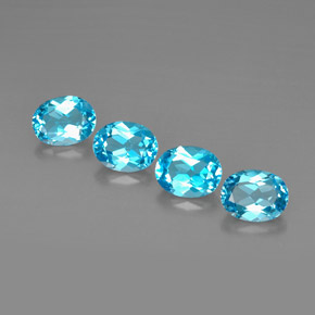 Achetez naturel ct bleue topaze gems, coupe ovale, en provenance brésil chez gemselect. en stock, livraison internationale!