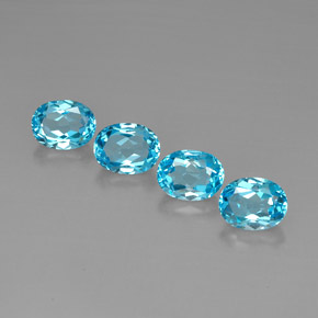 Achetez naturel ct bleue topaze gems, coupe ovale, en provenance brésil chez gemselect. en stock, livraison internationale!