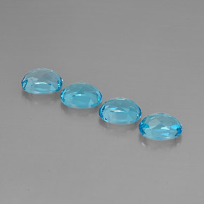 Achetez naturel ct bleue topaze gems, coupe ovale, en provenance brésil chez gemselect. en stock, livraison internationale!