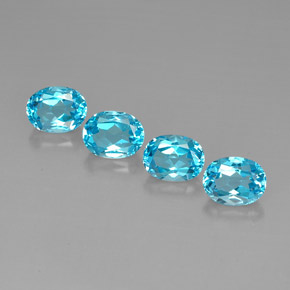 Achetez naturel ct bleue topaze gems, coupe ovale, en provenance brésil chez gemselect. en stock, livraison internationale!
