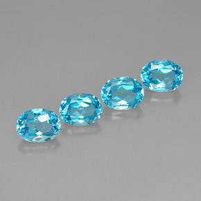 Achetez naturel ct bleue topaze gems, coupe ovale, en provenance brésil chez gemselect. en stock, livraison internationale!