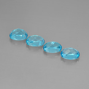 Achetez naturel ct bleue topaze gems, coupe ovale, en provenance brésil chez gemselect. en stock, livraison internationale!