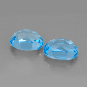Achetez naturel ct bleue topaze gems, coupe ovale, en provenance brésil chez gemselect. en stock, livraison internationale!