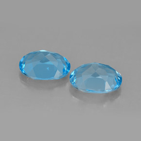 Achetez naturel ct bleue topaze gems, coupe ovale, en provenance brésil chez gemselect. en stock, livraison internationale!