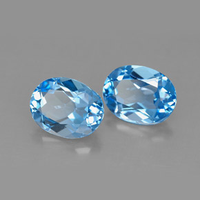 Achetez naturel ct bleue topaze gems, coupe ovale, en provenance brésil chez gemselect. en stock, livraison internationale!